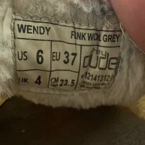 Hey Dude Wendy Funk Wool Grey Aztec Back Slip On Loafers Size‎ 6 thumbnail 5