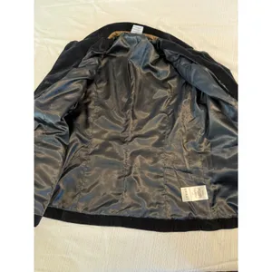 Columbia River Resort Black velvet Belted Blazer Jacket Women‎ Small HL7115 thumbnail 6
