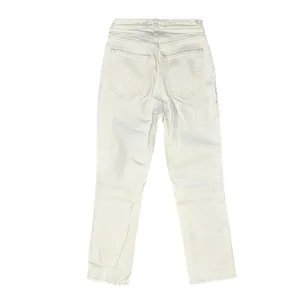 Abercrombie & Fitch Curve Love Ankle Straight Leg Ultra High Rise Jean White 00S thumbnail 3