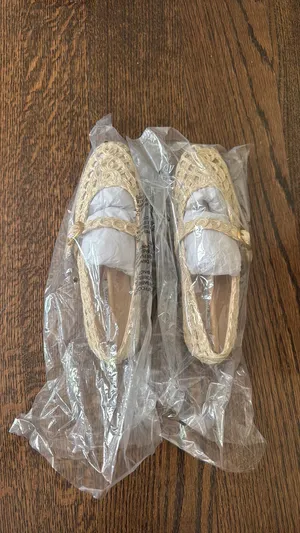 Steve Madden Melody Natural Raffia Flats thumbnail 2