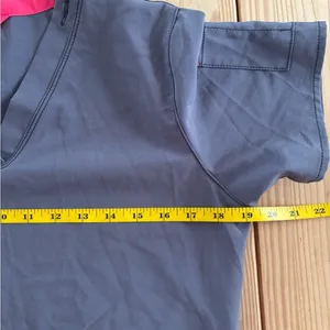 Carhartt Force Cross-Flex‎ Scrub Top Size S Grey V-Neck Medical Uniform C12110 thumbnail 7