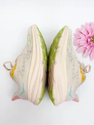 Hoka One One Clifton 9 Running Shoes Sneakers Vanilla/Astral thumbnail 4