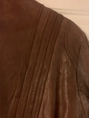 Brown Leather Jacket thumbnail 4