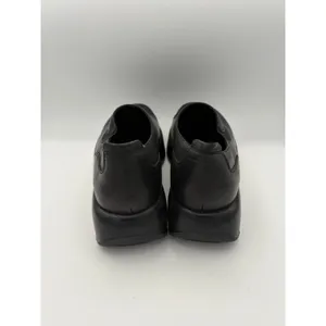 Women’s Dansko Size 8 Black Leather Slip On Espadrilles thumbnail 4