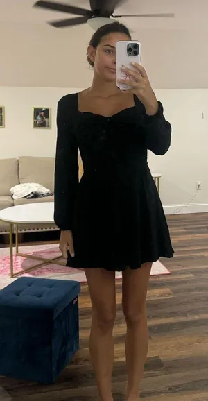 Hollister Black Dress Mini thumbnail 1