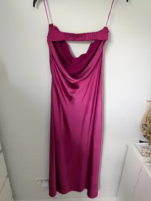 Amazon strapless pink dress thumbnail 5