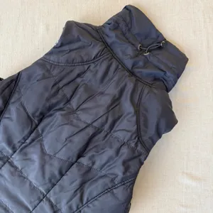 Zella Reversible Quilted Puffer Vest Navy Blue Grey‎ Space Dye Womens Small thumbnail 9