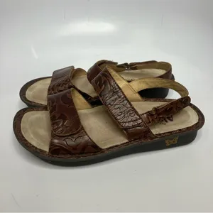 Alegria‎ Verona sandals embossed leather size 37 thumbnail 4