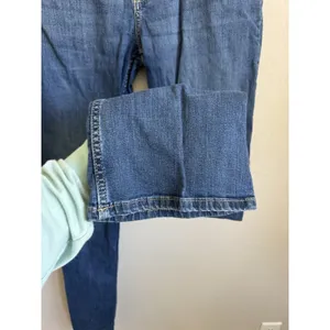 Wrangler Mid Rise Mid Wash Blue Denim Bootcut Jeans Womens 7 x 36 Casual Stretch thumbnail 2