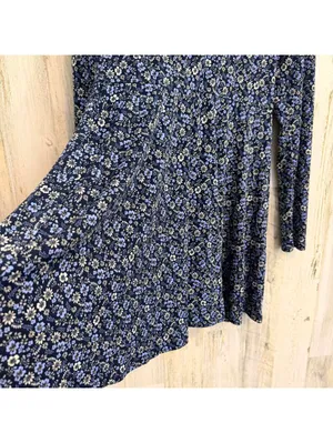 Women's XL Dress Floral Long Sleeve Babydoll Dress (fits smaller) thumbnail 7