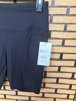 Athletic works black bike shorts size small thumbnail 3