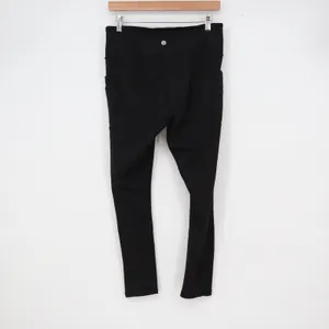 Sofia Active Womens Black High Waisted Side Pocket Athletic Leggings Size L thumbnail 4