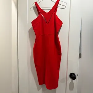 Lulus Ardent Love Red Cutout‎ Bodycon Dress Size S thumbnail 4