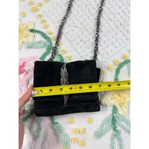 ZARA WOMAN cowhide‎ leather Chain Shoulder Bag Evening Crossbody thumbnail 7