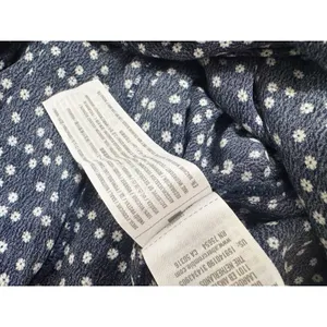 Abercrombie & Fitch Navy Floral Button Front Midi Slip Dress XS thumbnail 5