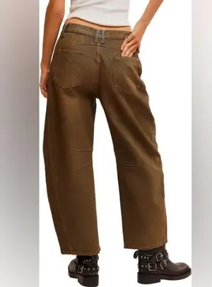 Free people We The Free Good Luck Mid-Rise Barrel Jeans thumbnail 4