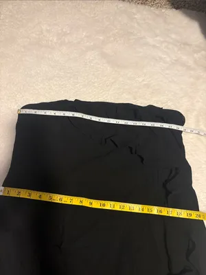 Lulus Excellent Sensation Black Strapless Ruffled Maxi Dress Size 1X NWT Formal thumbnail 9
