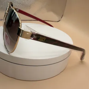 Juicy Couture Women Gold Aviator Sunglasses Burgundy Tortoise X71118‎ Kyan thumbnail 4