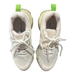 Women’s Steve Madden White and Cream‎ Chunky Sneakers thumbnail 3