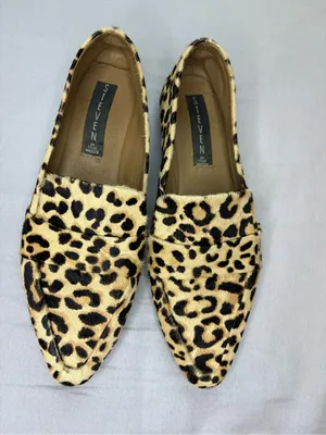 STEVEN by Steve Madden Hollie-L Leopard Haircalf Loafers Flats 7.5 thumbnail 8