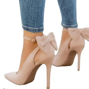 NEW ZBY Women’s Nude Suede Pointed Toe High‎ Heels Size 9.5 A29 thumbnail 1