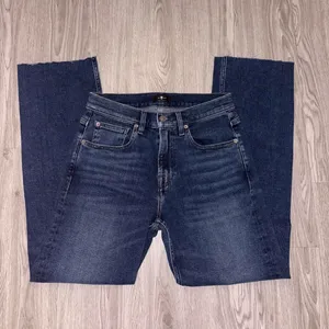 7 For All Mankind Jeans Dark Denim Straight Jeans thumbnail 2