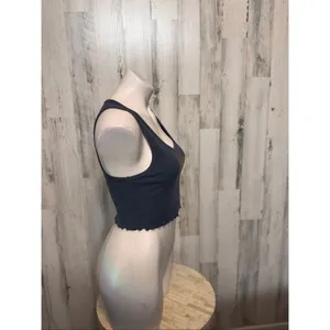 Aeropostale Denver CO ’87 Ribbed Crop Tank Top Size M thumbnail 7