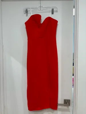 Amanda Uprichard Strapless Puzzle Midi Dress thumbnail 3