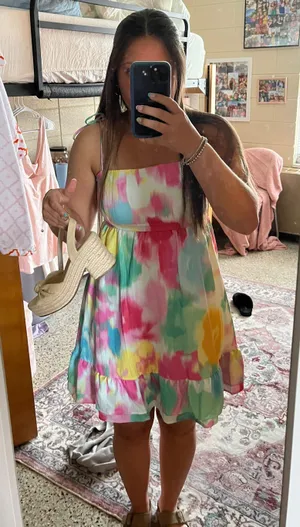 Adorable Multicolor Dress thumbnail 1