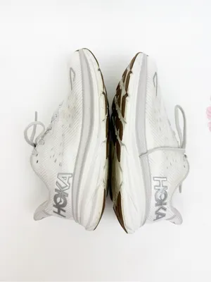 Hoka One One Clifton 9 Running Shoes Sneakers Nimbus Cloud/White thumbnail 8