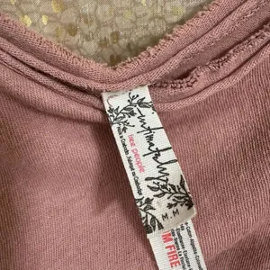 Free People Sydney Dusty Rose Mauve Oversized Tank Top Bodysuit Medium thumbnail 5