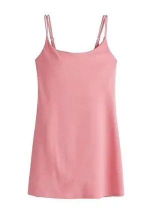 Abercrombie&Fitch Pink Traveler Mini Athletic Tennis Dress thumbnail 1