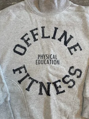 OFFLINE by Aerie Mockneck Gray Size XXS thumbnail 2