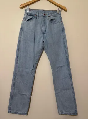 Wrangler Cowboy Cut Light Wash Straight Leg Jeans 1x30 thumbnail 1