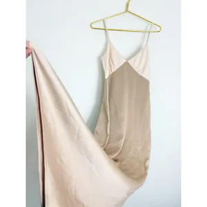 Peppermayo Kamala Contrast Maxi Dress Size 2 Satin Champagne And Ivory Wedding thumbnail 11