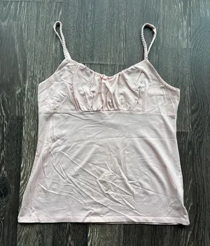 INC International Light pink ruched cami thumbnail 1