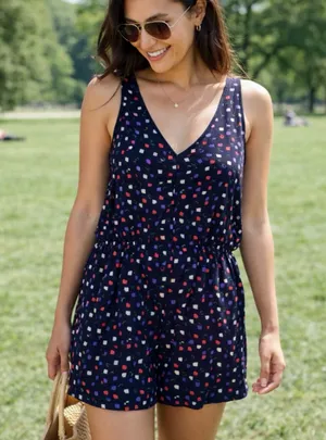 DM BM romper Blue thumbnail 1