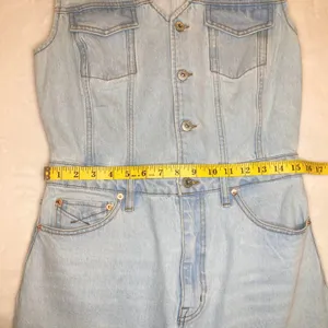 Unpublished Wyatt Twin Flame Denim Maxi Dress Size Medium thumbnail 6