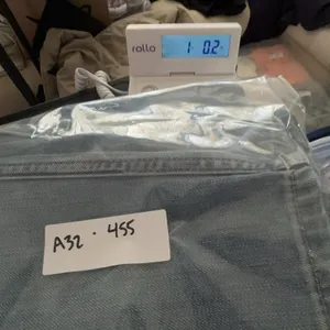 Abercrombie & Fitch Jeans Womens 4 Blue Light Wash High Rise Straight Distressed thumbnail 11
