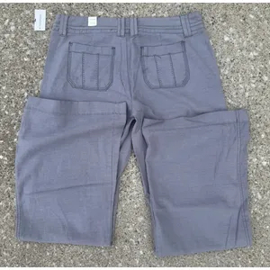 Y2K‎ Maurices Women's Grey Dress Pant Trousers Flare Leg Polished SZ 11/ 12 NWT thumbnail 2