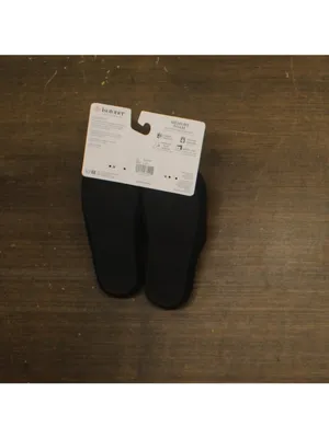 NWT Isotoner Cozy Plush Terry Knit Clog Slippers 8844 Black L (8.5-9) thumbnail 6