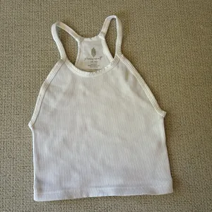 Free People Happiness Runs Crop Tank White XS/S thumbnail 5