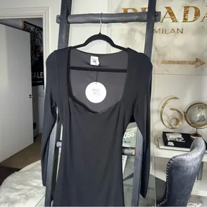 Princess Polly Nolan Long Sleeve Mini Dress Black Womens US 8 New NWT thumbnail 6