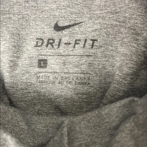 Nike Heather Gray High-Neck Long Sleeve thumbnail 7