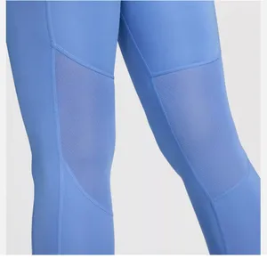NWT Nike Fast Women's Blue 7/8 Pockets MR Running Leggings (FB4658-450) Sz -2X thumbnail 3