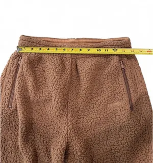 SKIMS Teddy Sherpa Wide Leg Lounge Track Pants Medium thumbnail 6