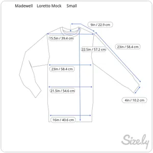 Madewell Loretto Mockneck Sweater Pullover Brown Small thumbnail 3
