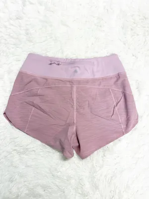 Athleta Run With It Textured 3.5” Running Shorts Pink Size XS Lined thumbnail 3