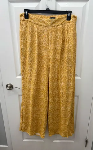 Wonderly size 1X yellow and orange boho pants thumbnail 1