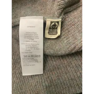 Madewell Vneck Gray Long Sleeve 100% Merino Wool Size‎ Small Fair Trade Factory thumbnail 6